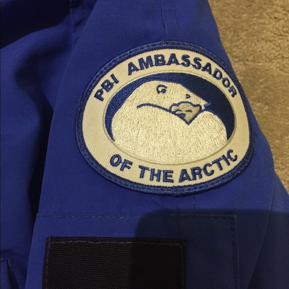 Royal blue canada goose jacket - Picture 4 of 8